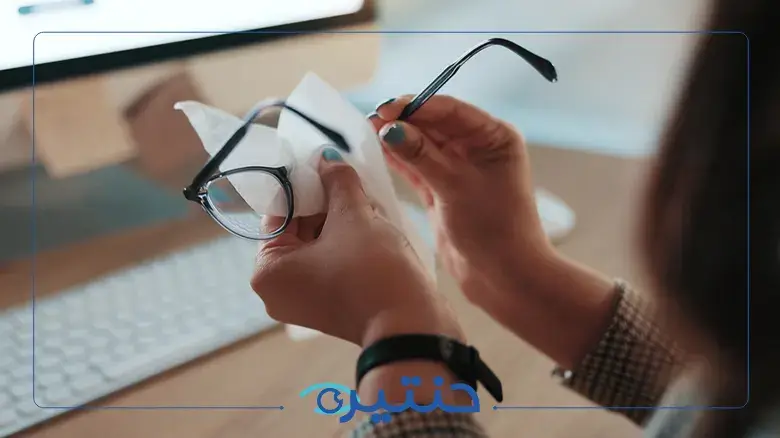 حماية العين من الغبار