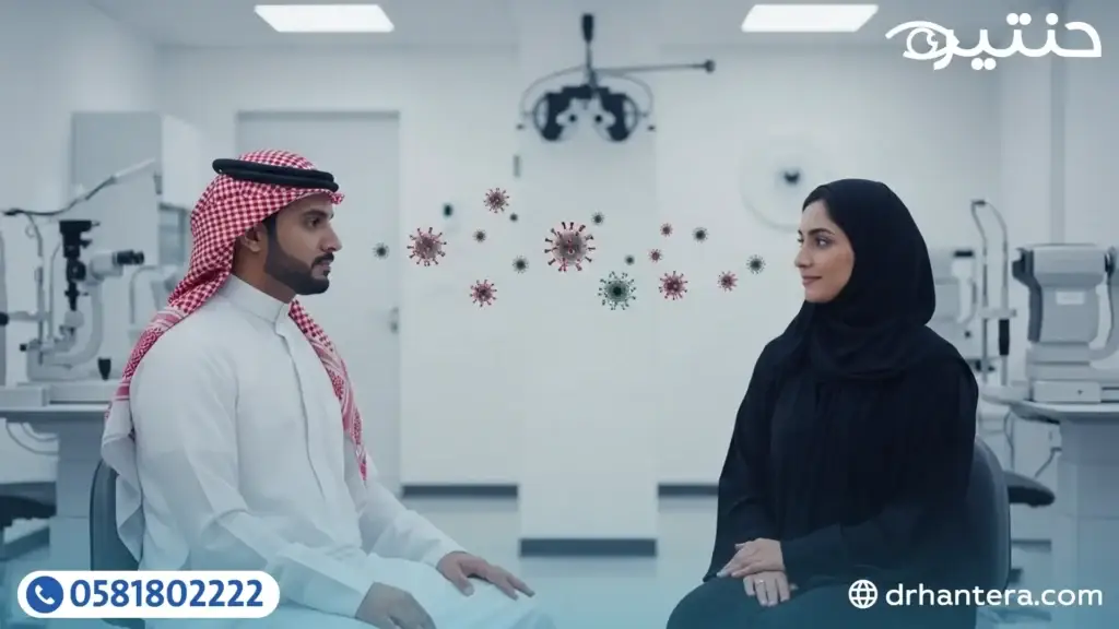 أخطر مشكلة ممكن تحصل في عيادة العيون العدوى المتبادلة بين المرضى