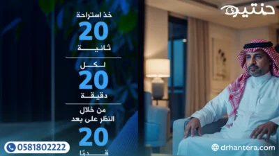 قاعدة 20 20 20 سر حماية العين من الشاشات 1 قاعدة 20 20 20 سر حماية العين من الشاشات