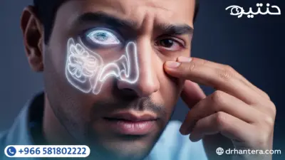 العلاقة بين الجيوب الأنفية والعين